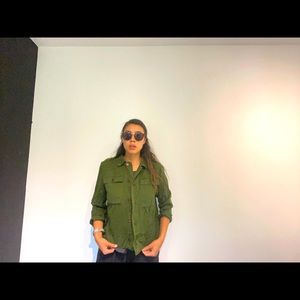 Woman’s Military green M Jcrew jacket